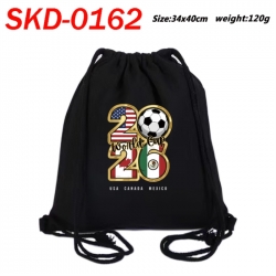 World Cup Anime Colored Drawstring Bag Backpack 40X34cm 120g