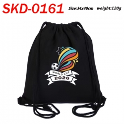 World Cup Anime Colored Drawstring Bag Backpack 40X34cm 120g