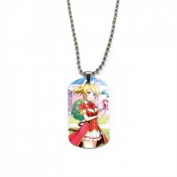 LOVE LIVE Anime double-sided full color printed military brand necklace price for 5 pcs