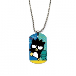 BAD BADTZ-MARU Anime double-sided full color printed military brand necklace price for 5 pcs