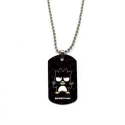 BAD BADTZ-MARU Anime double-sided full color printed military brand necklace price for 5 pcs