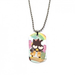 BAD BADTZ-MARU Anime double-sided full color printed military brand necklace price for 5 pcs