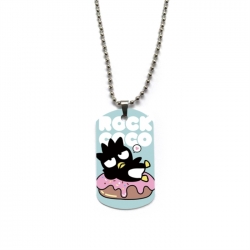 BAD BADTZ-MARU Anime double-sided full color printed military brand necklace price for 5 pcs