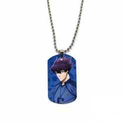 BLUE LOCK Anime double-sided full color printed military brand necklace price for 5 pcs