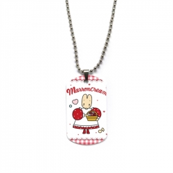 Sanrio Jasmine Rabbit Anime double-sided full color printed military brand necklace price for 5 pcs