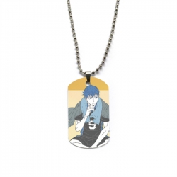 Haikyuu!! Anime double-sided full color printed military brand necklace price for 5 pcs