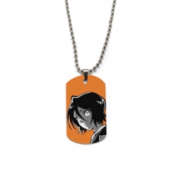 Bleach Anime double-sided full color printed military brand necklace price for 5 pcs
