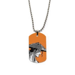 Bleach Anime double-sided full color printed military brand necklace price for 5 pcs