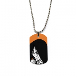 Bleach Anime double-sided full color printed military brand necklace price for 5 pcs