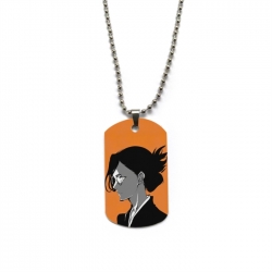 Bleach Anime double-sided full color printed military brand necklace price for 5 pcs