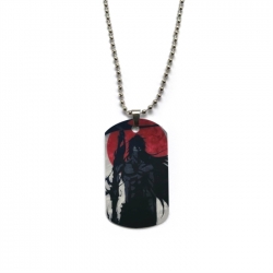 Bleach Anime double-sided full color printed military brand necklace price for 5 pcs