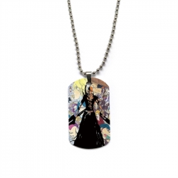 Bleach Anime double-sided full color printed military brand necklace price for 5 pcs