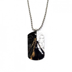 Bleach Anime double-sided full color printed military brand necklace price for 5 pcs