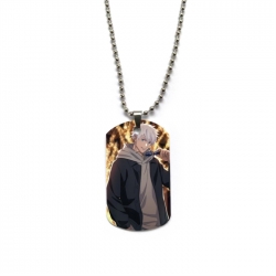 Jujutsu Kaisen Anime double-sided full color printed military brand necklace price for 5 pcs