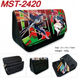 DANDADAN Anime Velcro canvas zipper pencil case Pencil Bag 21x14x7.5cm