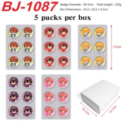 Toilet-bound Hanako-kun Anime peripheral pill bar badge 25mm 5 packs per box
