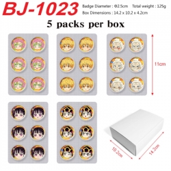 Demon Slayer Kimets Anime peripheral pill bar badge 25mm 5 packs per box