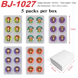 One Piece Anime peripheral pill bar badge 25mm 5 packs per box