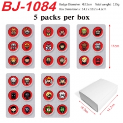 Marvel Anime peripheral pill bar badge 25mm 5 packs per box