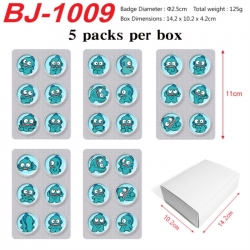 Sanrio Anime peripheral pill bar badge 25mm 5 packs per box