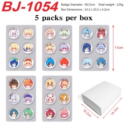 Genshin Impact Anime peripheral pill bar badge 25mm 5 packs per box