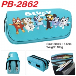 Bluey Anime double-layer pu le...