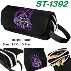 EVA Anime waterproof canvas portable double-layer pencil bag cosmetic bag 21x11x7cm