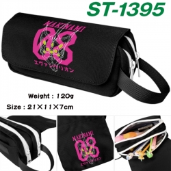 EVA Anime waterproof canvas portable double-layer pencil bag cosmetic bag 21x11x7cm