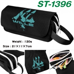 EVA Anime waterproof canvas portable double-layer pencil bag cosmetic bag 21x11x7cm
