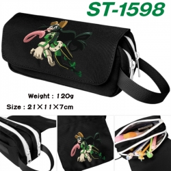 My Hero Academia Anime waterproof canvas portable double-layer pencil bag cosmetic bag 21x11x7cm