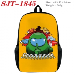 Among Us Anime nylon canvas backpack student backpack 45x33x14cm