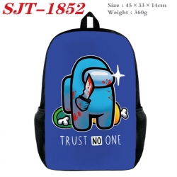Among Us Anime nylon canvas backpack student backpack 45x33x14cm
