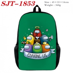 Among Us Anime nylon canvas backpack student backpack 45x33x14cm