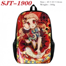 Toilet-bound Hanako-kun Anime nylon canvas backpack student backpack 45x33x14cm