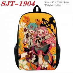 Toilet-bound Hanako-kun Anime nylon canvas backpack student backpack 45x33x14cm