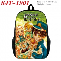 Toilet-bound Hanako-kun Anime nylon canvas backpack student backpack 45x33x14cm