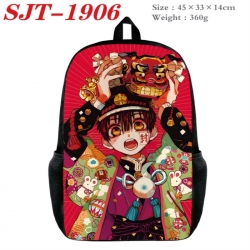 Toilet-bound Hanako-kun Anime nylon canvas backpack student backpack 45x33x14cm
