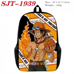One Piece Anime nylon canvas backpack student backpack 45x33x14cm