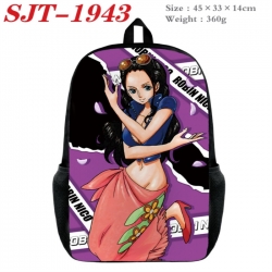 One Piece Anime nylon canvas backpack student backpack 45x33x14cm