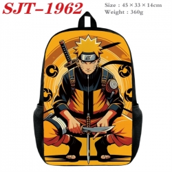 Naruto Anime nylon canvas backpack student backpack 45x33x14cm