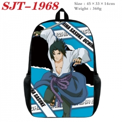 Naruto Anime nylon canvas backpack student backpack 45x33x14cm