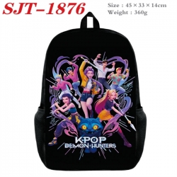 K-Pop:Demon Hunters Anime nylon canvas backpack student backpack 45x33x14cm
