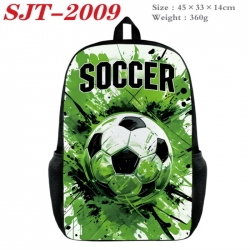 Football Anime nylon canvas backpack student backpack 45x33x14cm
