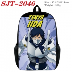 My Hero Academia Anime nylon canvas backpack student backpack 45x33x14cm