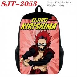 My Hero Academia Anime nylon canvas backpack student backpack 45x33x14cm