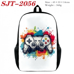 GamePad Anime nylon canvas backpack student backpack 45x33x14cm