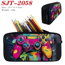 GamePad Anime nylon student pencil case 23x11x5cm 