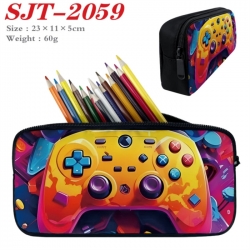 GamePad Anime nylon student pencil case 23x11x5cm 
