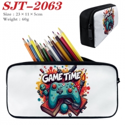 GamePad Anime nylon student pencil case 23x11x5cm 