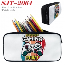 GamePad Anime nylon student pencil case 23x11x5cm 